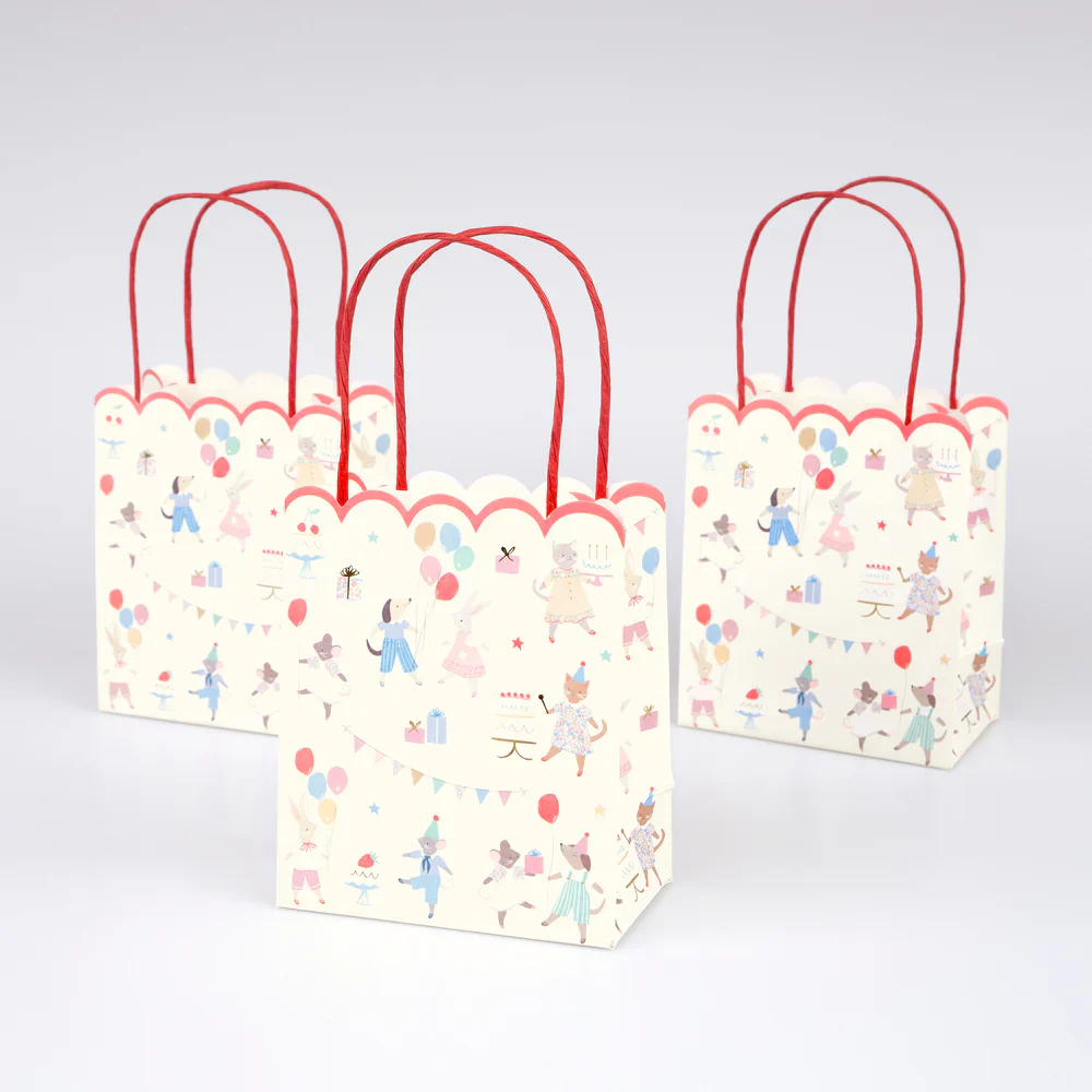 MERI MERI - Animal Friends Party Bags - Pack of 8