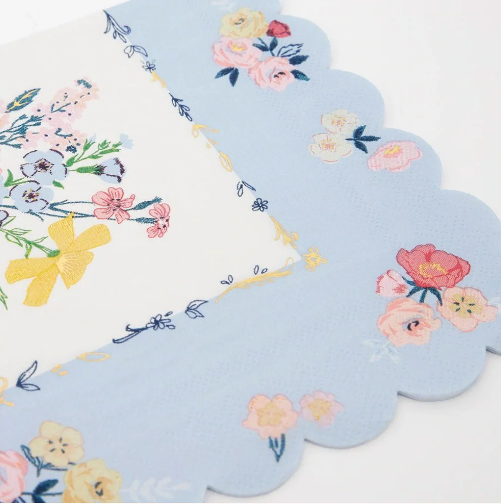 MERI MERI - English Garden Small Paper Napkins - Pack of 16 - Image 2