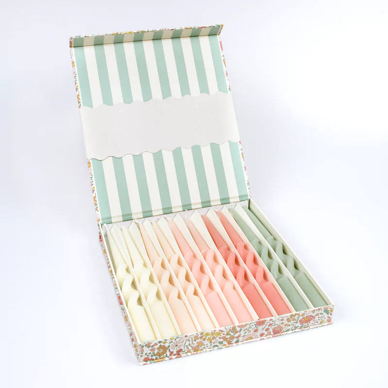 Meri Meri - Liberty 10" Wharfedale Candles Gift Box - Set of 10