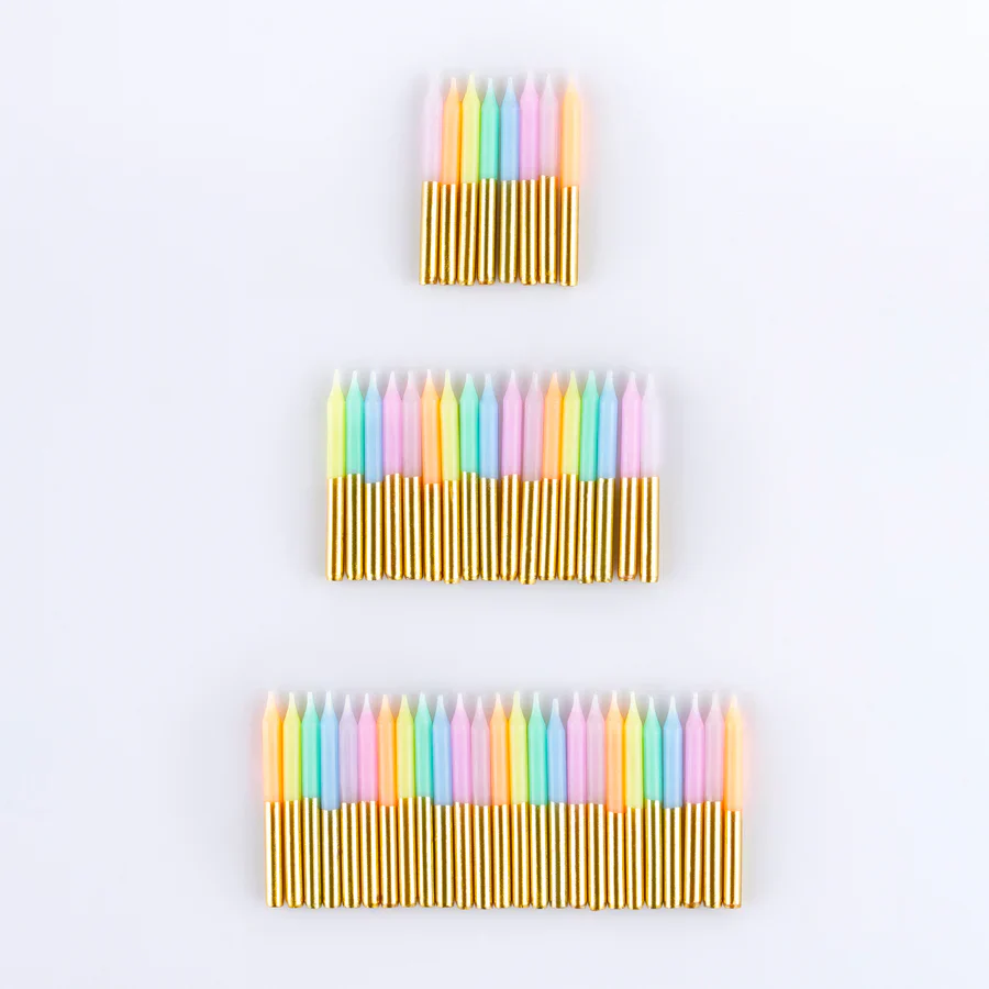 MERI MERI - Pastel Mini Candles - Pack of 50