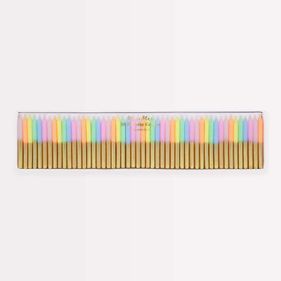 MERI MERI - Pastel Mini Candles - Pack of 50 - Image 2