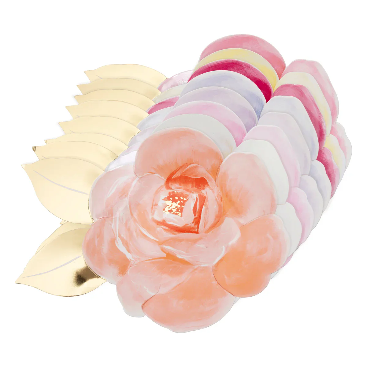 MERI MERI - Rose Garden Paper Plates - Pack of 8