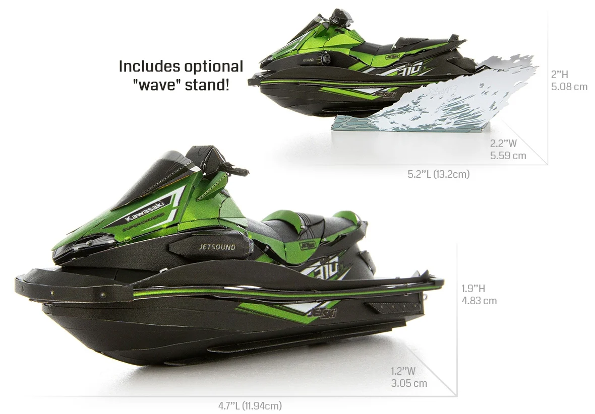 Metal Earth - 3D Steel Model Kit - Jet Ski Ultra 310LX - Image 2