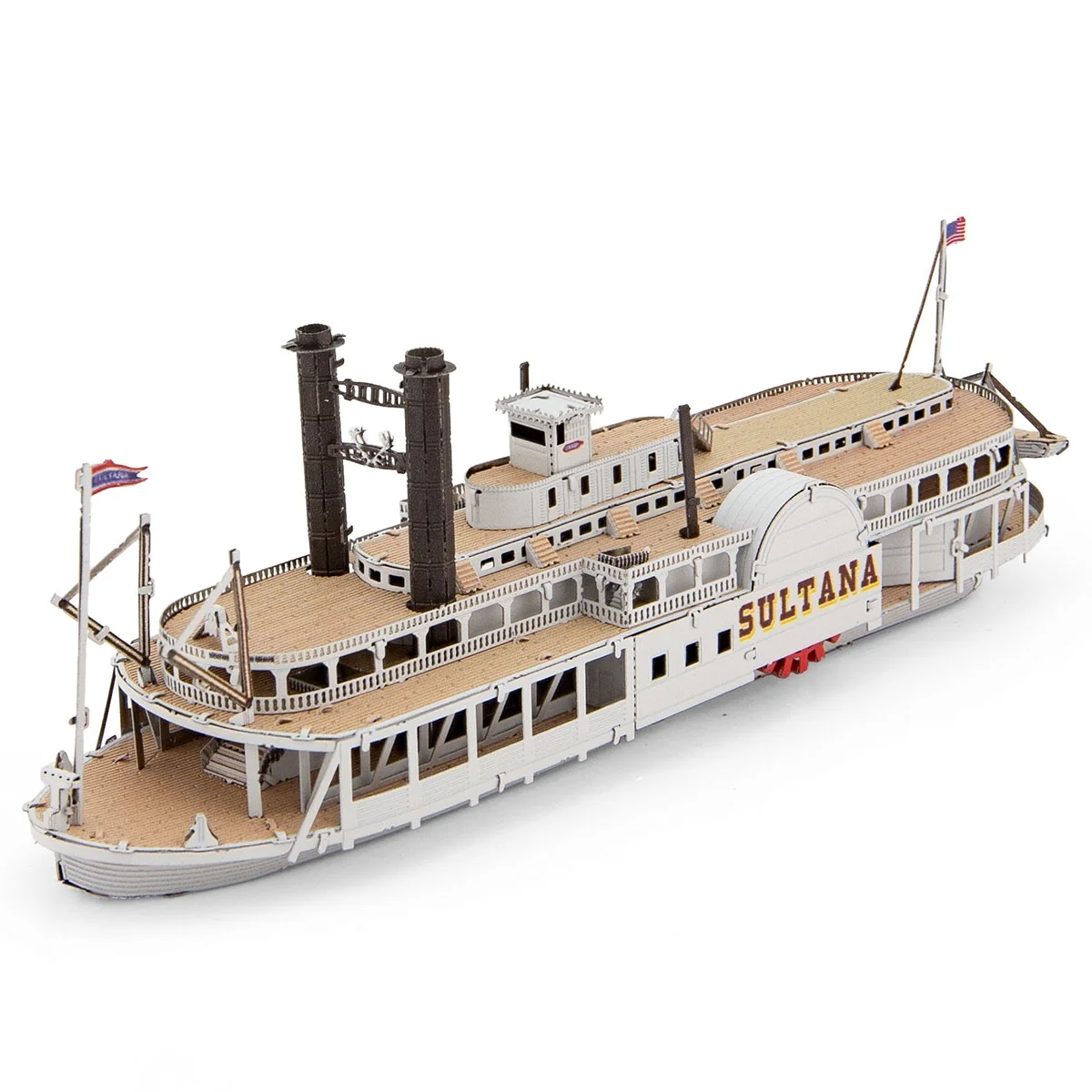 Metal Earth - 3D Steel Model Kit - Sultana Steamboat - Image 2