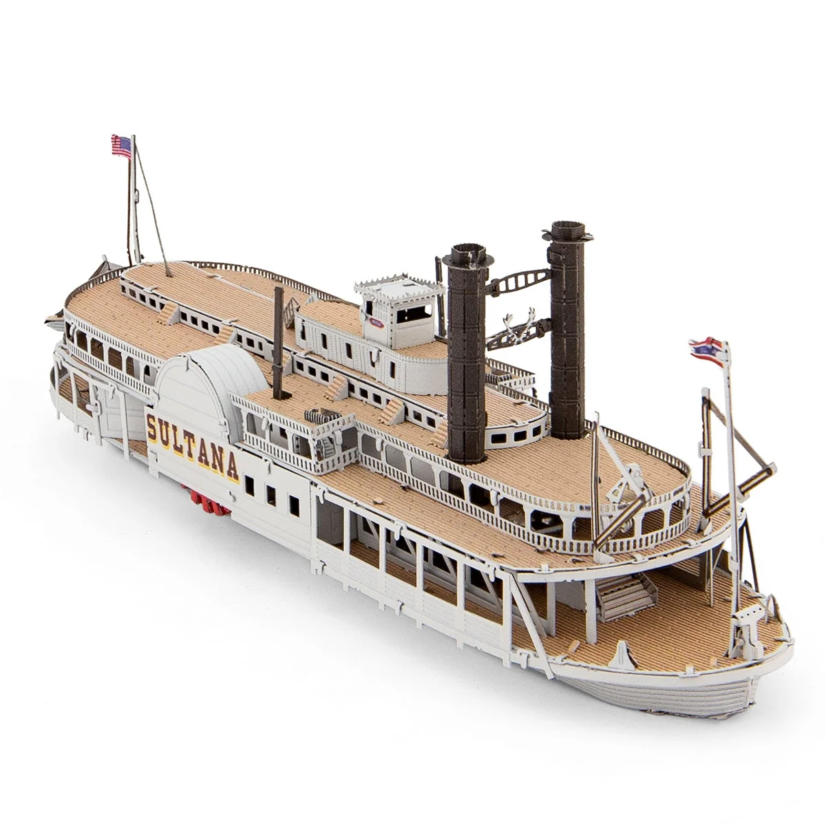 Metal Earth - 3D Steel Model Kit - Sultana Steamboat - Image 4