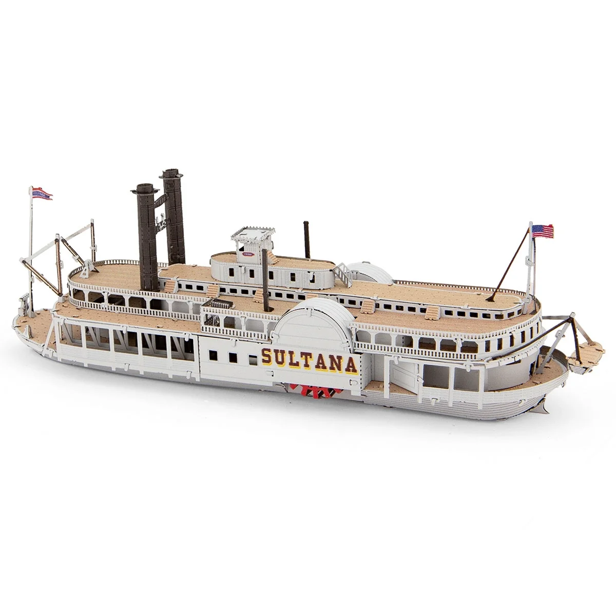 Metal Earth - 3D Steel Model Kit - Sultana Steamboat - Image 5
