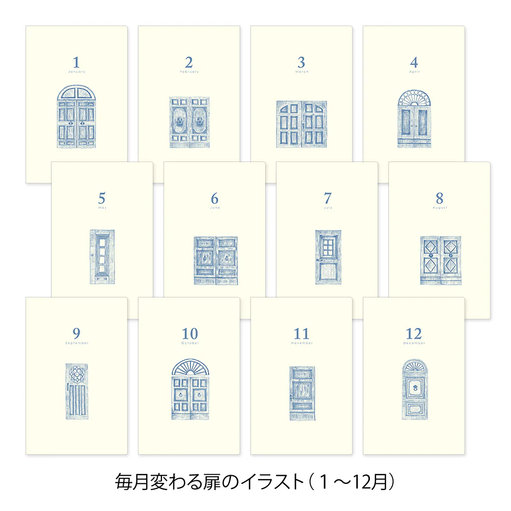 Midori - 10 Year Diary - Gate - Navy - Image 6