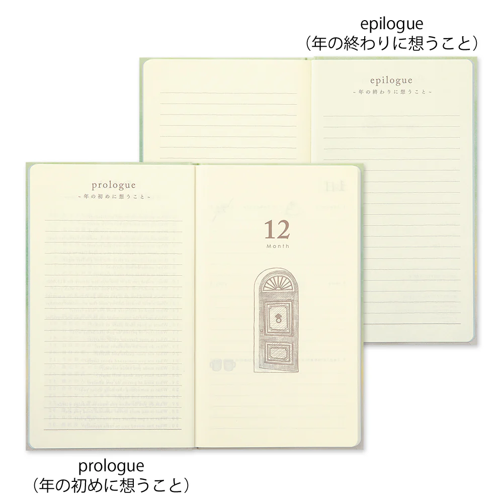 Midori - 12 Month Diary - Gate Green - Image 5
