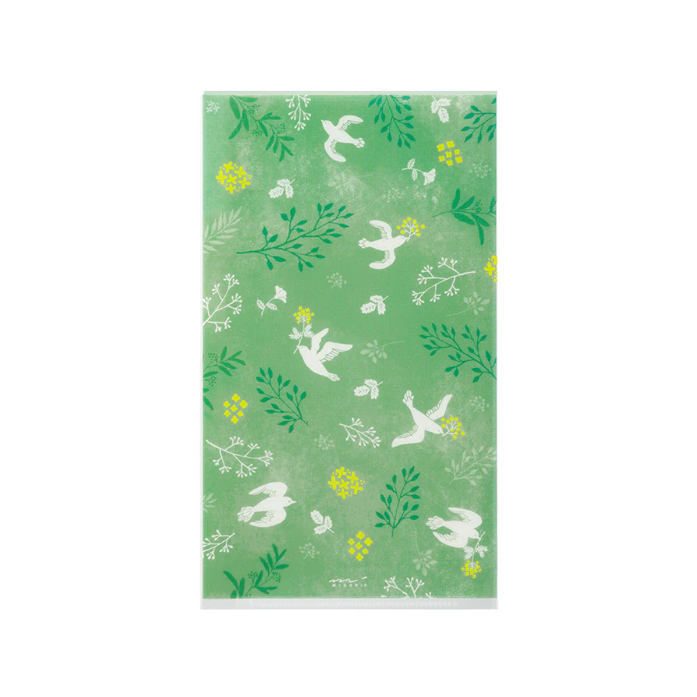 MIDORI - 3-Pocket Clear Folder with Flaps - A5 Slim | Birds - Image 2
