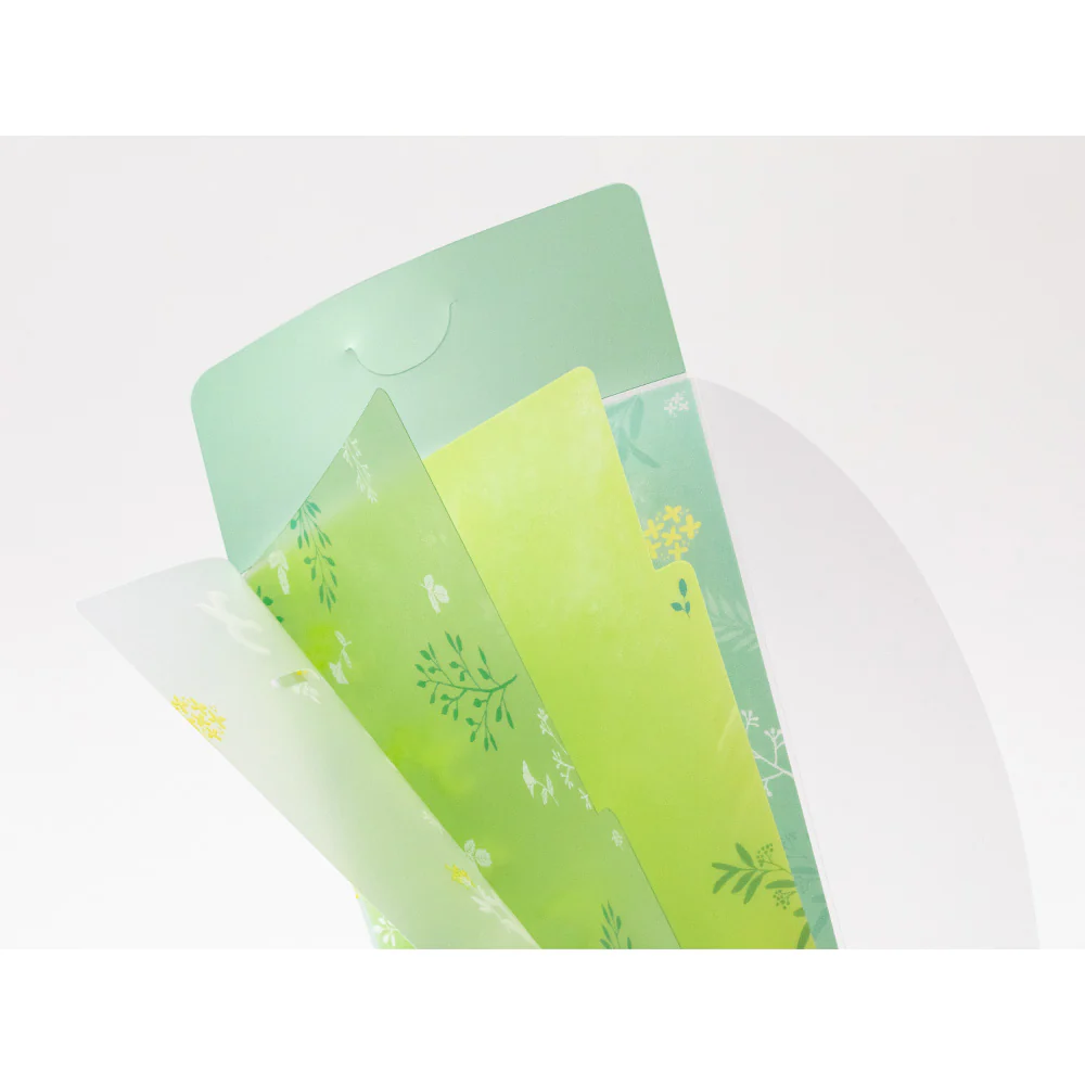 MIDORI - 3-Pocket Clear Folder with Flaps - A5 Slim | Birds - Image 4