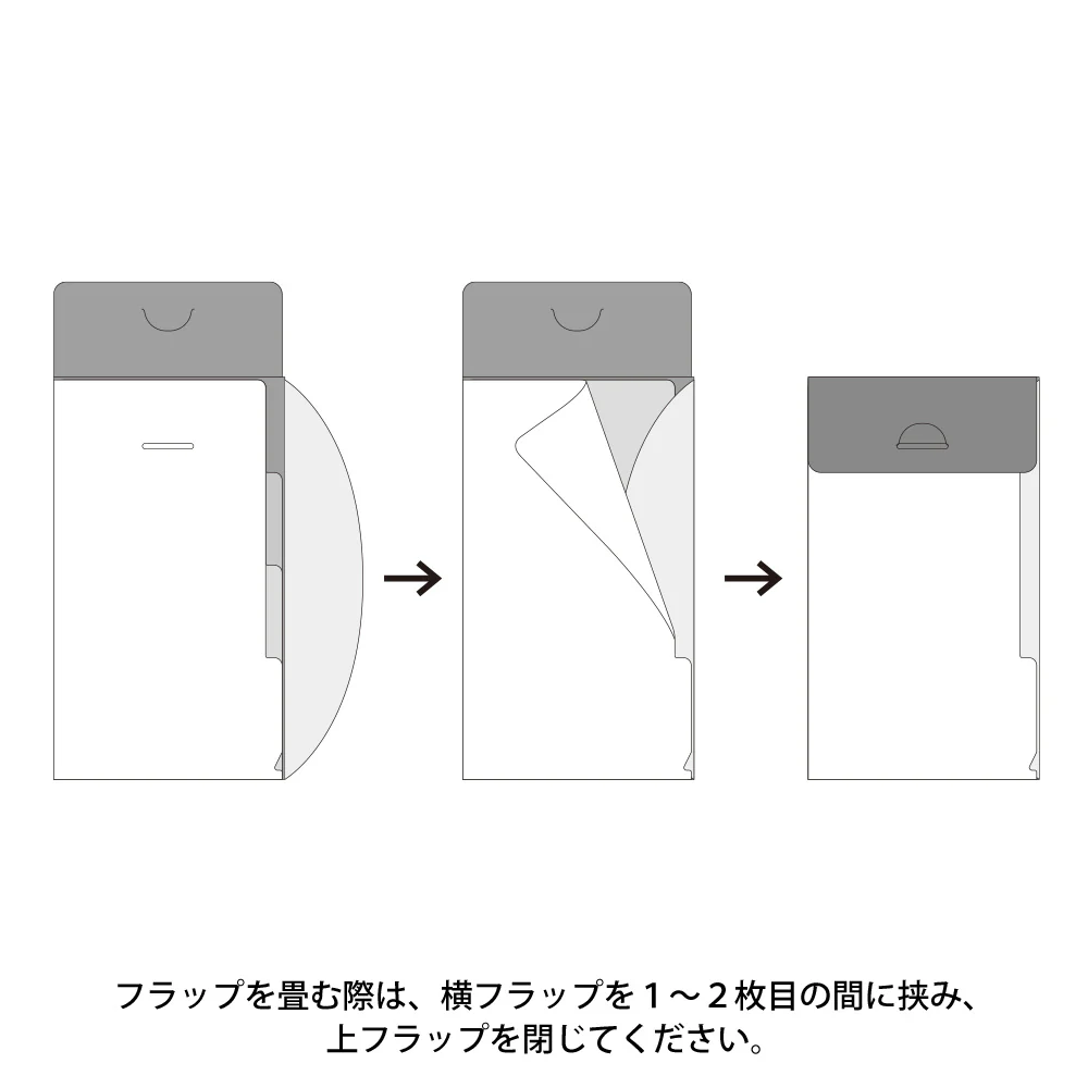 MIDORI - 3-Pocket Clear Folder with Flaps - A5 Slim | Birds - Image 5