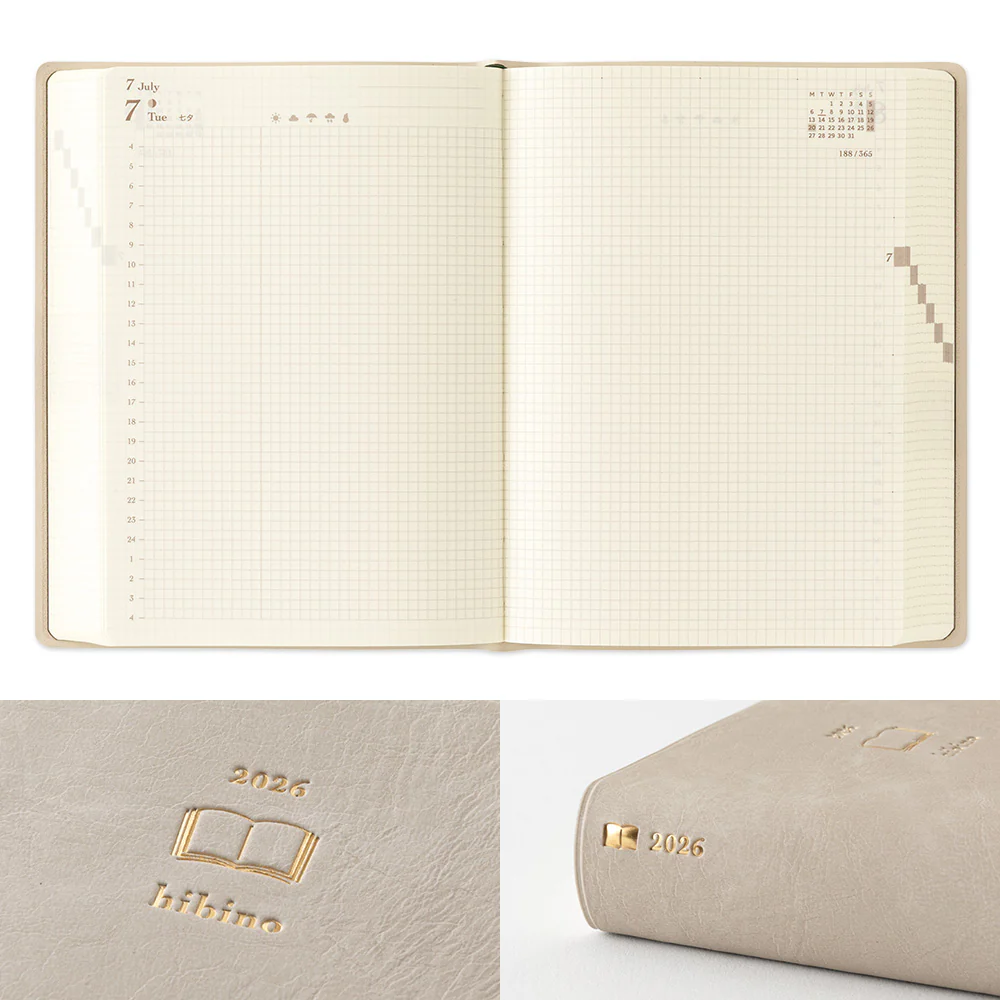 Midori - Dairy Hibino 2026 - Gray - Image 3