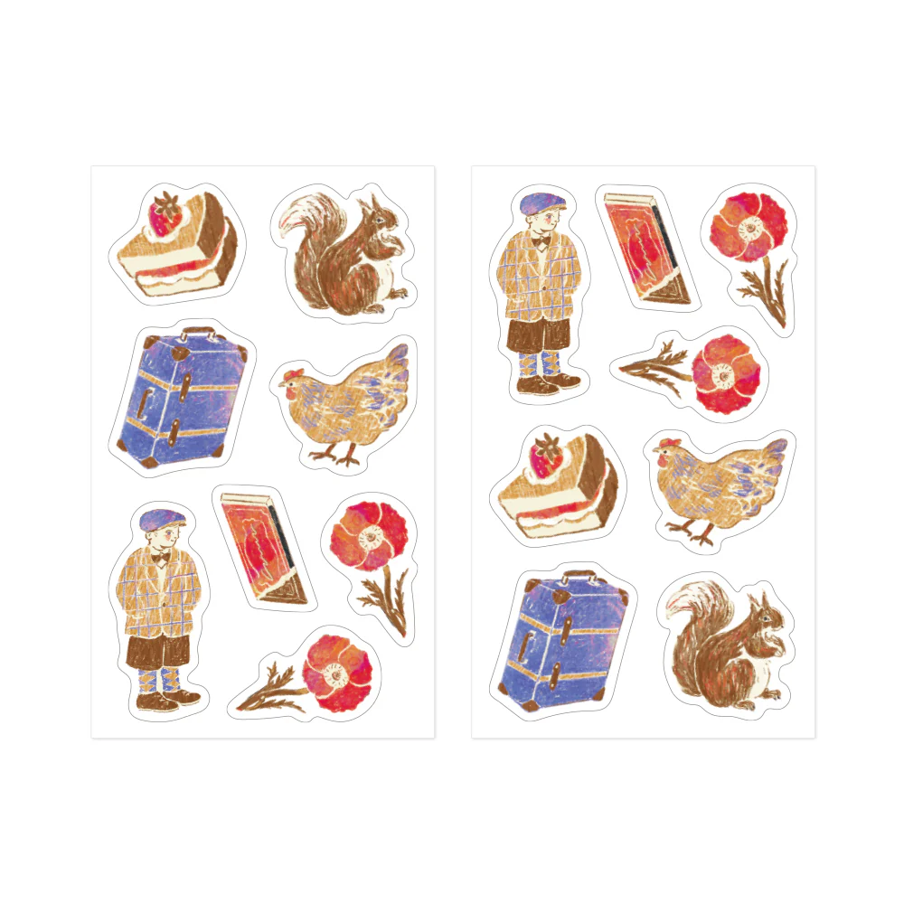 MIDORI - DECORATION STICKER - BROWN - Image 2
