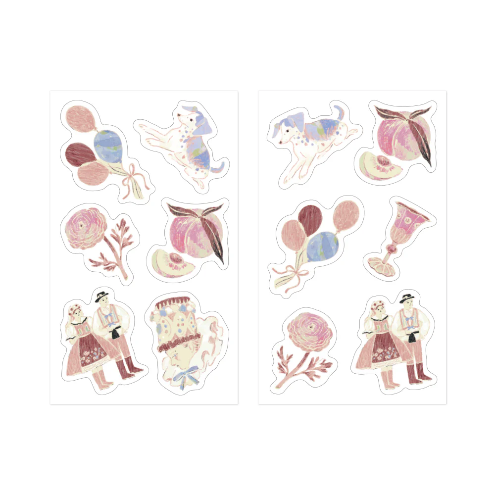 MIDORI - DECORATION STICKER - PINK - Image 2