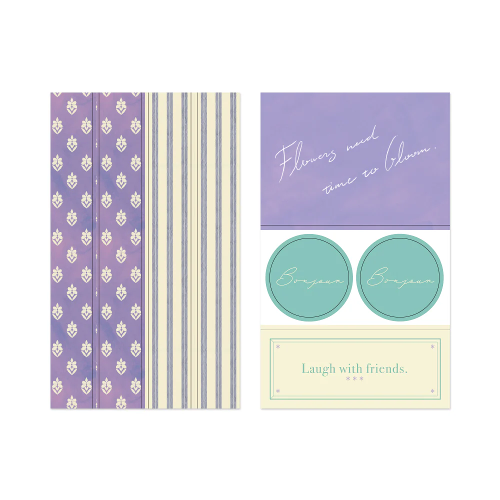 MIDORI - DECORATION STICKER - PURPLE - Image 4