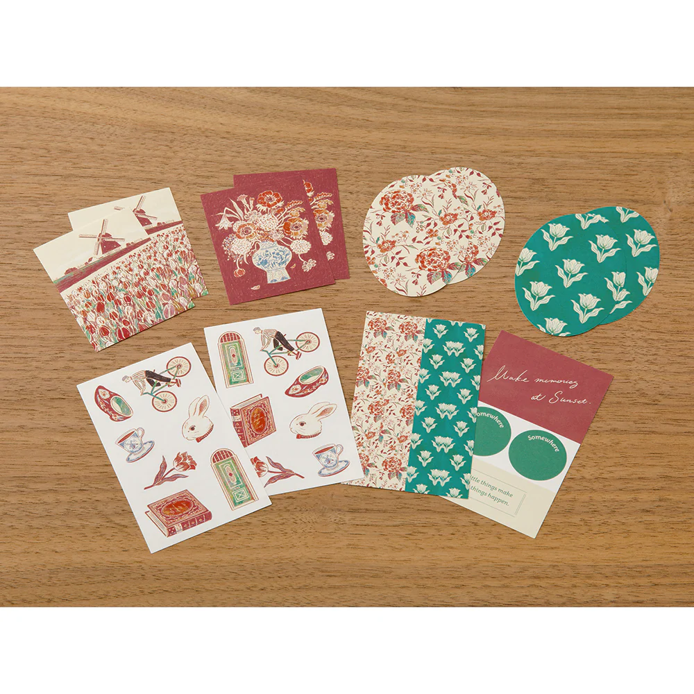 MIDORI - Decoration Sticker-wine red - Image 3