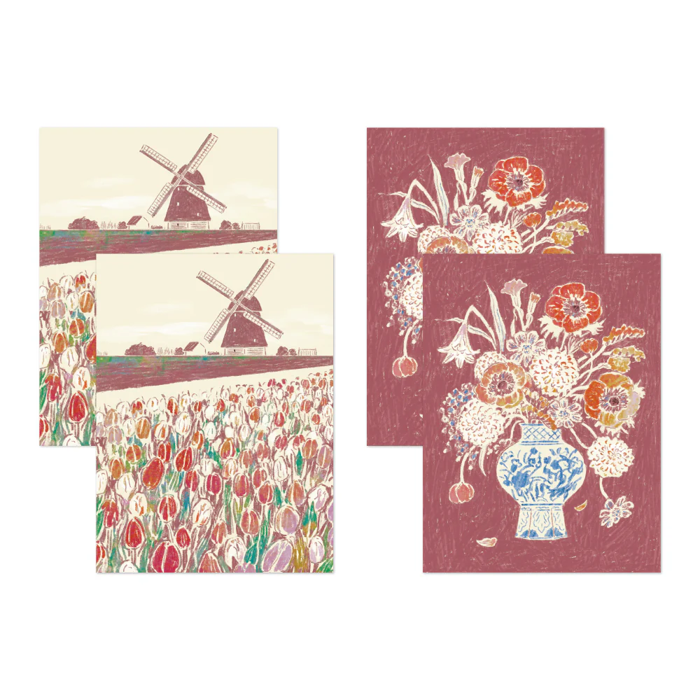 MIDORI - Decoration Sticker-wine red - Image 5
