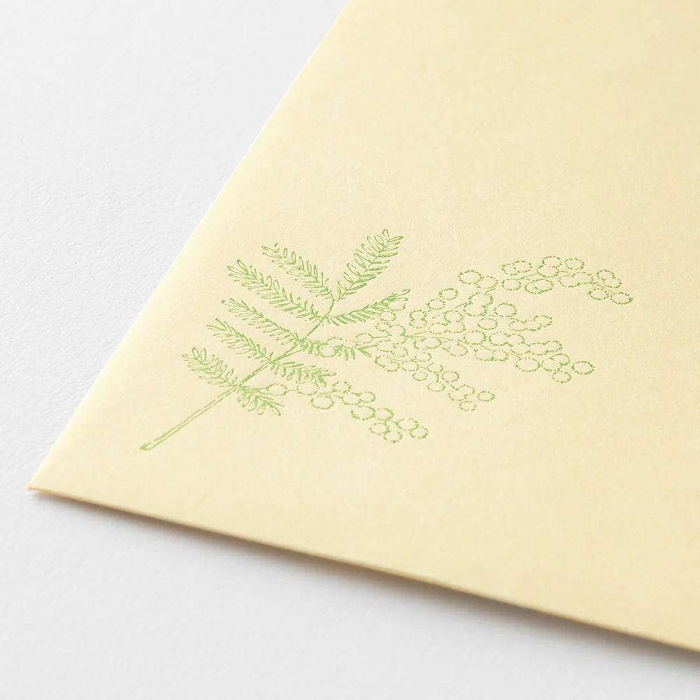 MIDORI - Hanairo Washi Money Envelope | Yellow (Mimosa) - Image 5
