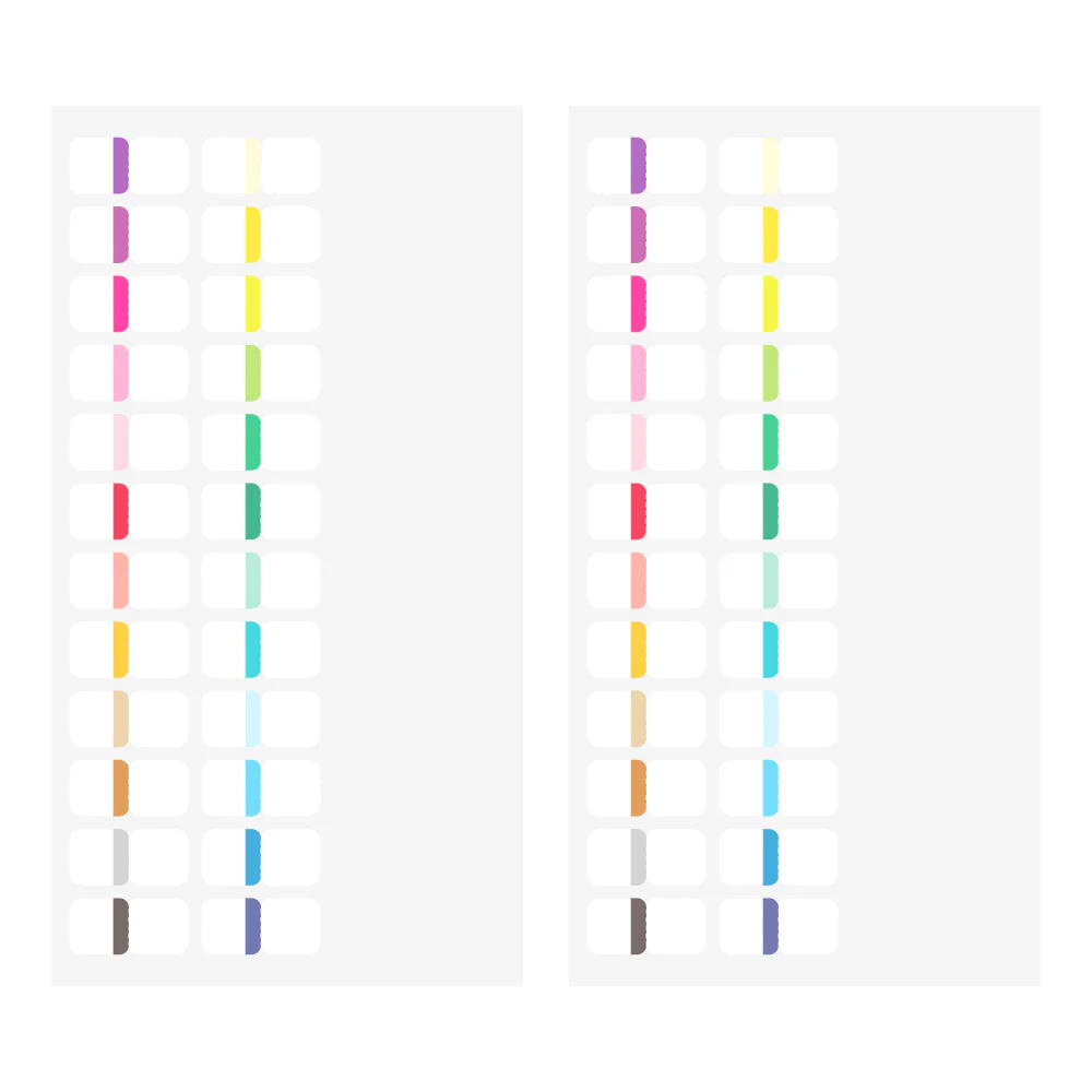 Midori - Index Label Chiratto - 24 Colors Vivid - Image 4