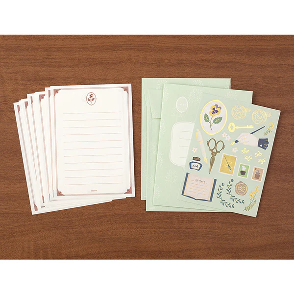 Midori - Letter Set - Collage - Stationery - Image 2
