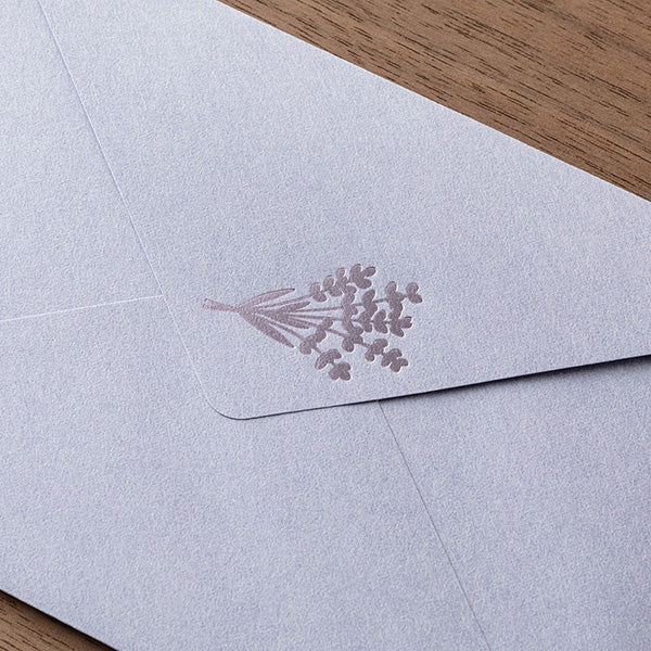 Midori - Letter Set  - Foil-stamped Envelopes - Lavender - Image 4