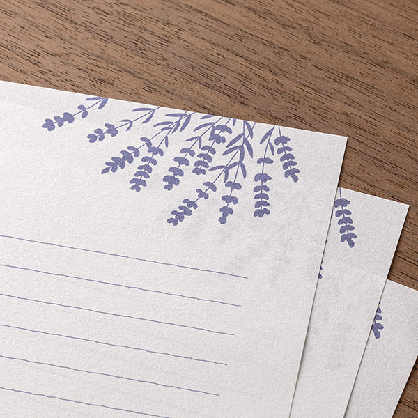 Midori - Letter Set  - Foil-stamped Envelopes - Lavender - Image 5