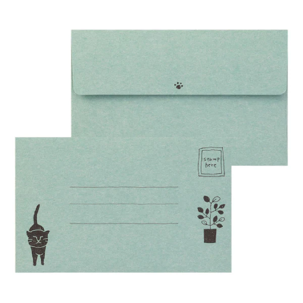 Midori - Letter Set - Smile - Cat - Image 3