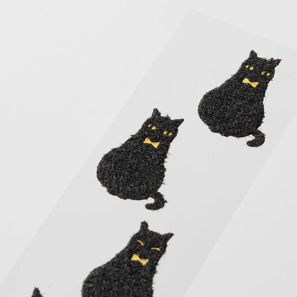 Midori - Mini Letter Set With Stickers - Black Cat - Image 5