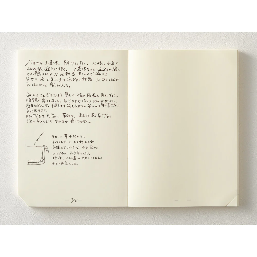 MIDORI - MD Notebook Journal - A5 - Codex 1 Day 1 Page - Blank - Image 6