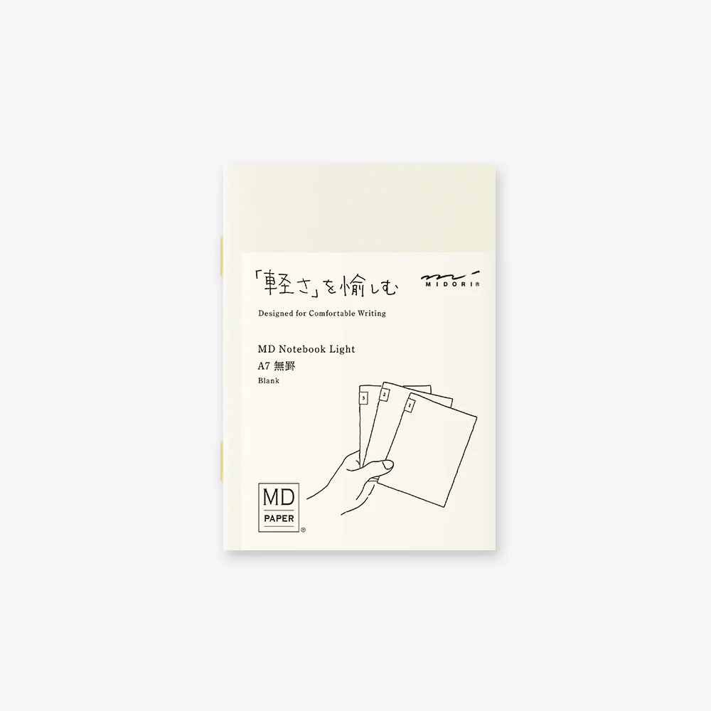 Midori - MD Notebook Light 3-Pack - A7 - Blank