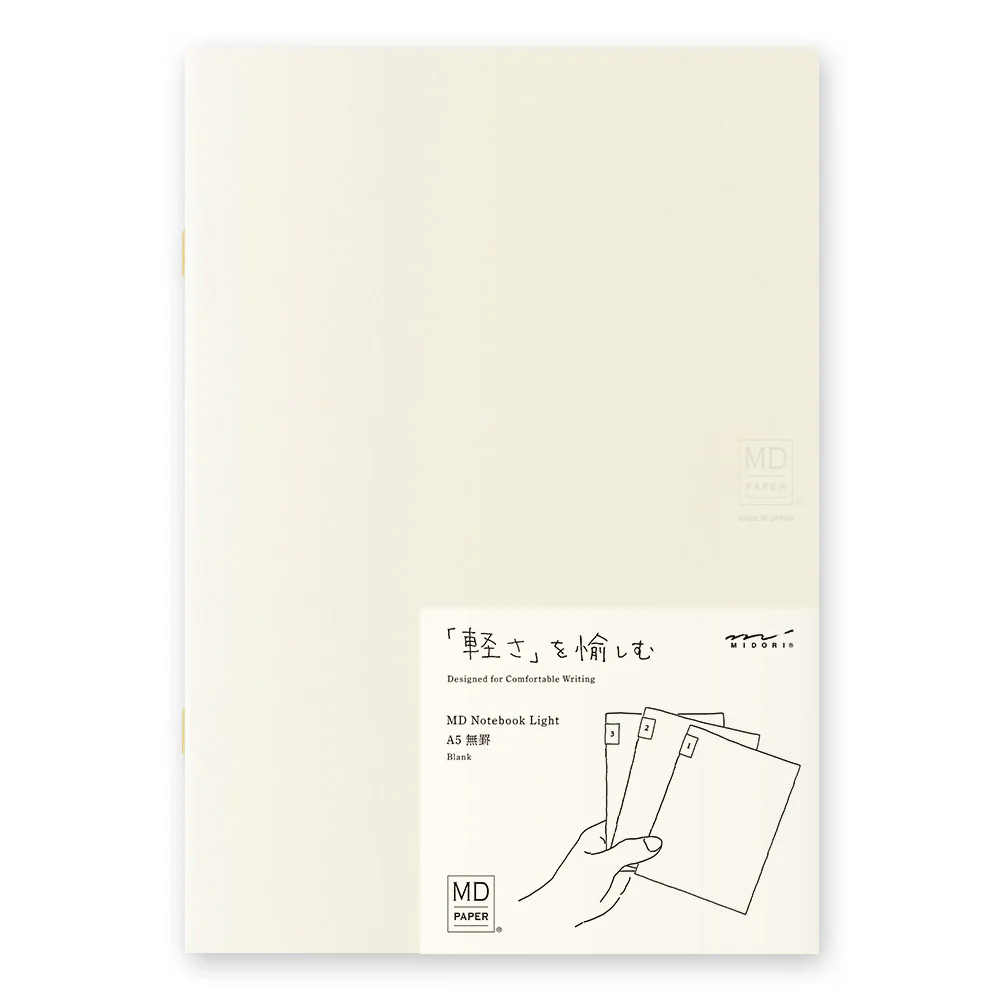 Midori - MD Notebook Light 3-Pack - A5 - Blank