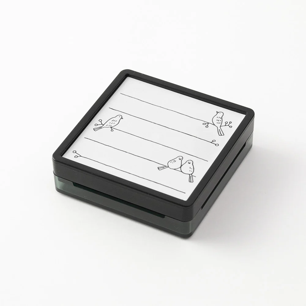 MIDORI - Paintable Stamp Pre-inked – Bird - Image 2