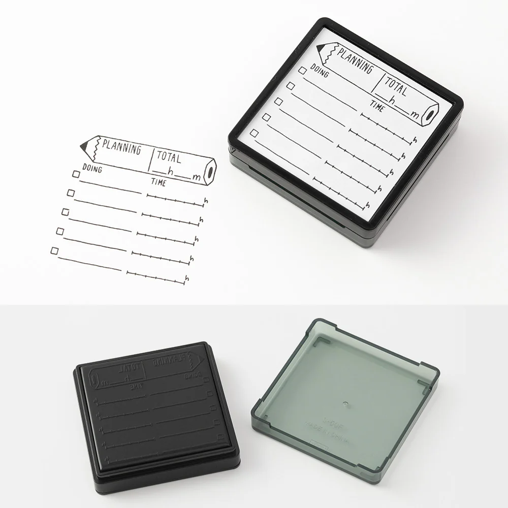 MIDORI - Paintable Stamp Pre-inked – Planning - Image 3