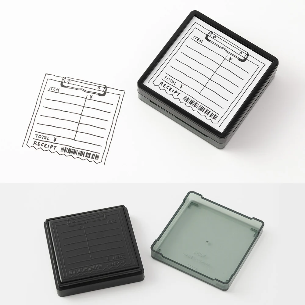 MIDORI - Paintable Stamp Pre-inked – Money (Expenditure Record) - Image 3