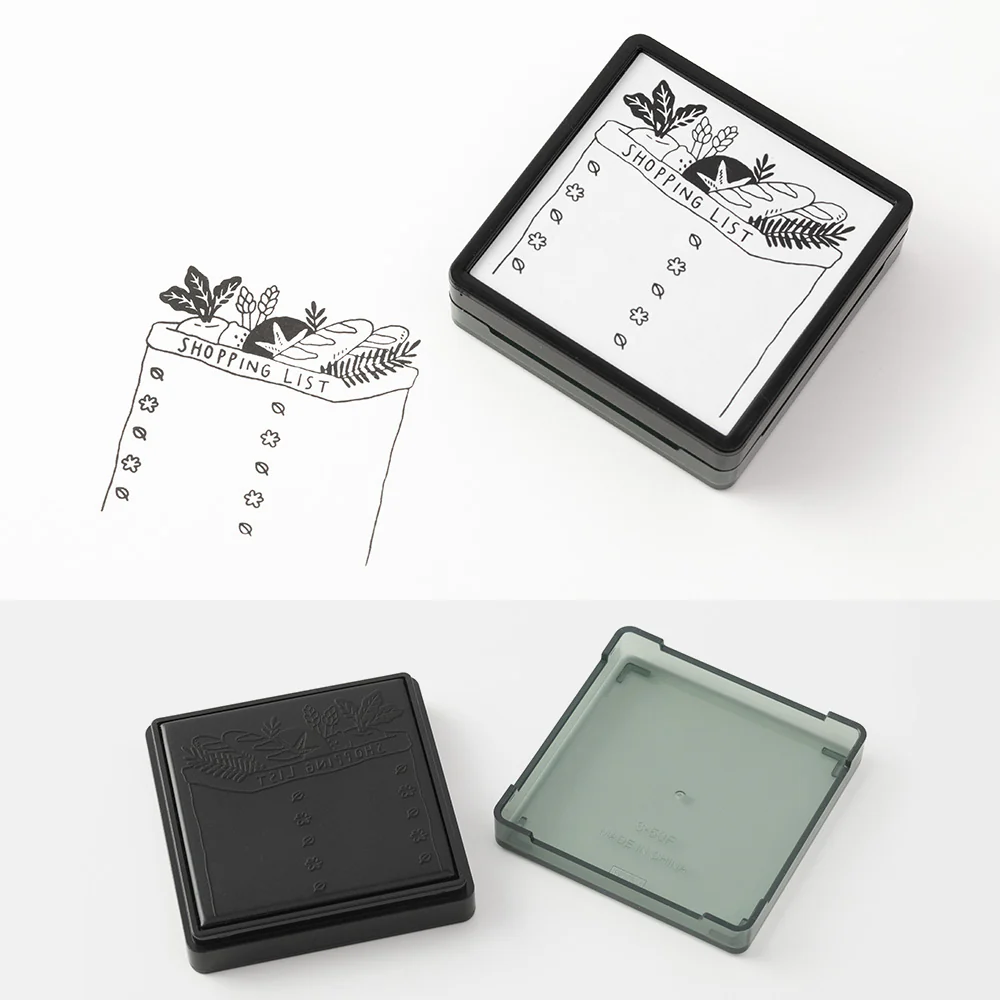 MIDORI - Paintable Stamp Pre-inked – Shopping List - Image 3
