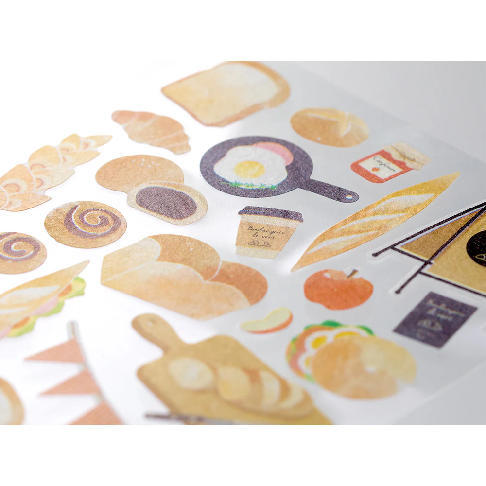 Midori - Washi Sticker 2367 - Marché Bread - Image 4