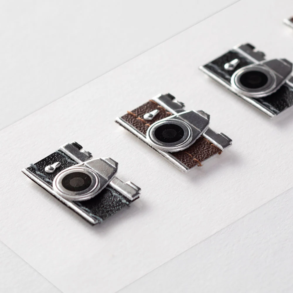 Midori - Sticker 2420 Paper Craft Museum Motif - Camera - Image 2