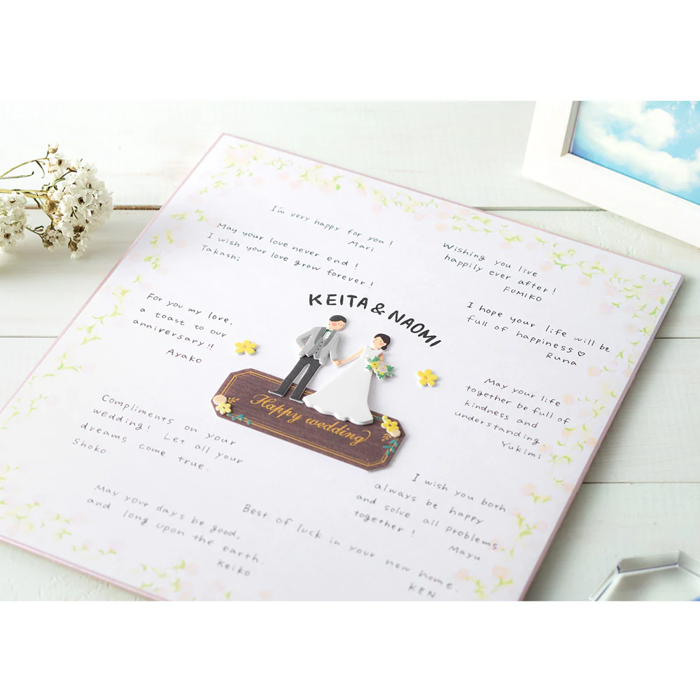 Midori - Sticker 2442 Paper Craft Museum Motif - Wedding Flower - Image 4