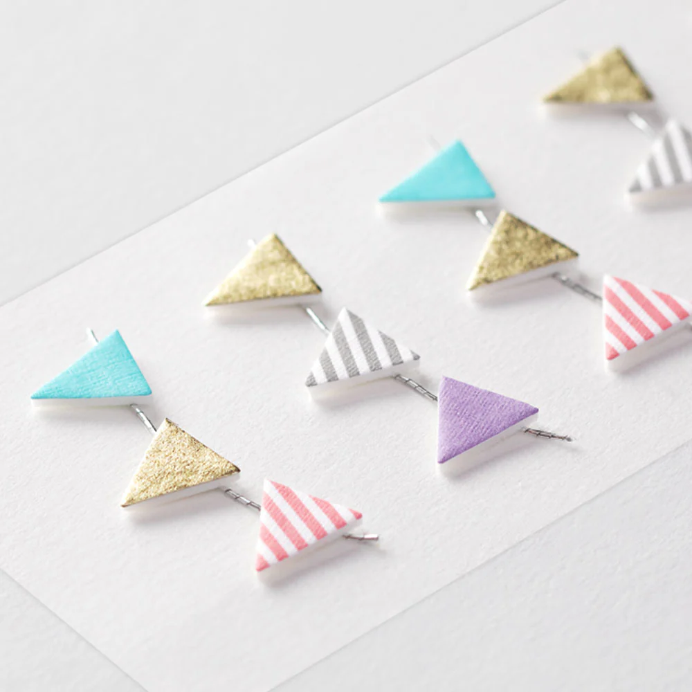 Midori - Sticker  2422 Paper Craft Museum Motif - Garland Triangle - Image 2
