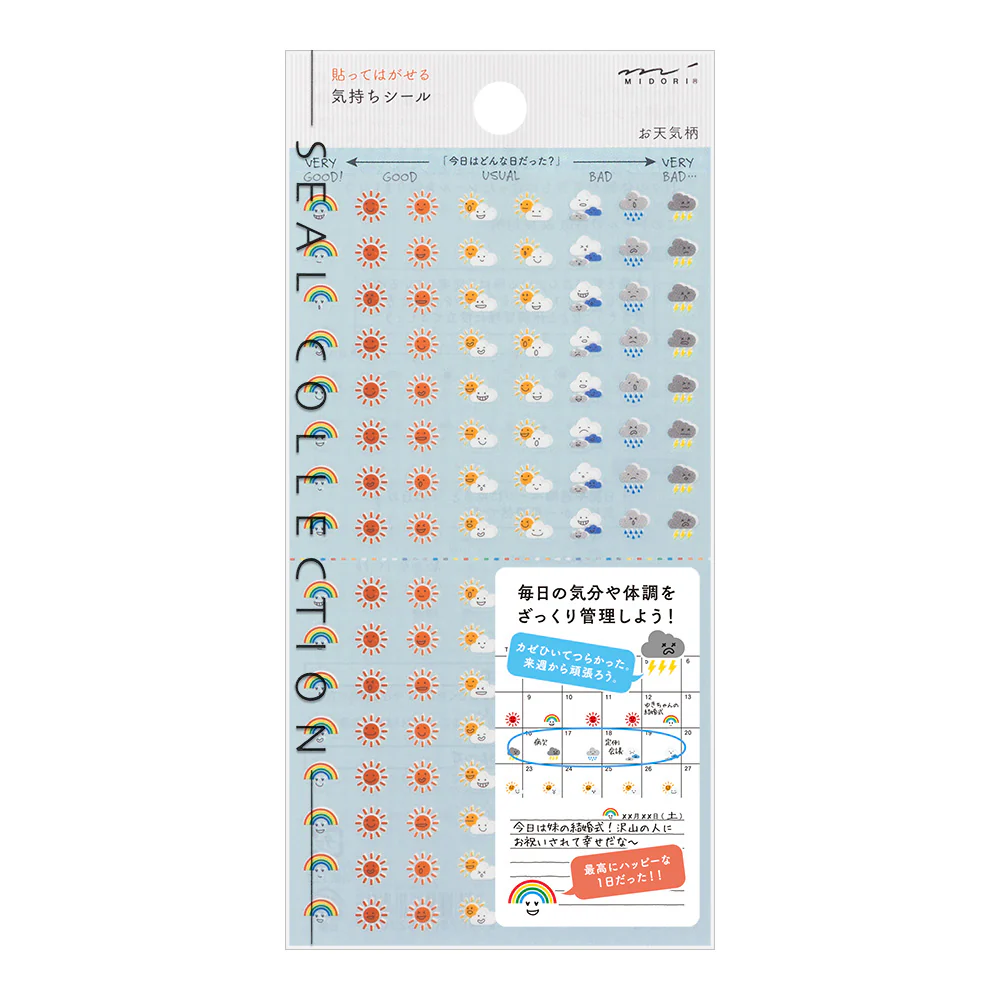 Midori - Sticker Sheet 22304 - Feelings - Weather