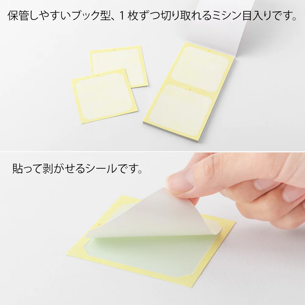 Midori - Stickers Book for Pre-Inked Stamp - Natural Colors - Image 3