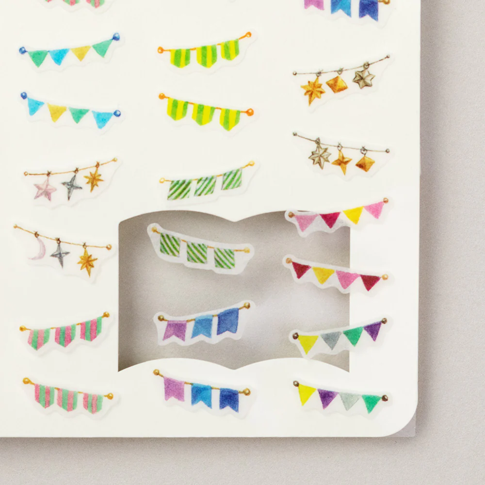 Midori - Washi Stickers for Diary Daily Records - Garlands - Image 4