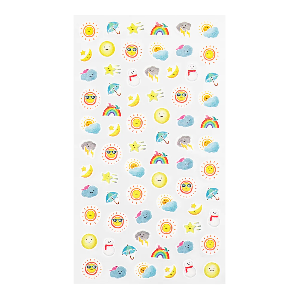 Midori - Washi Stickers for Diary Daily Records - Weather - Image 3