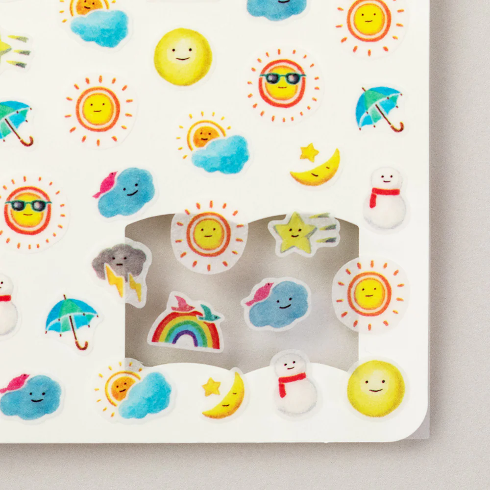 Midori - Washi Stickers for Diary Daily Records - Weather - Image 4
