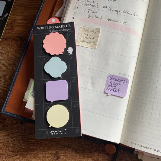 Midori - Sticky Memo Writing Markers - Pack of 60 - Image 2
