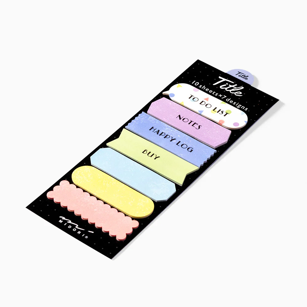 Midori - Sticky Note - Journal Title - Colorful - Image 5
