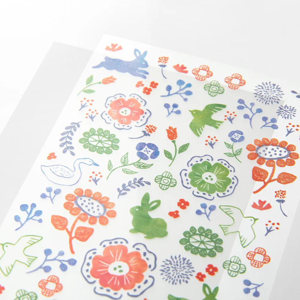 Midori - Transfer Sticker - 2589 - Scandinavian Textile Patterns - Image 2