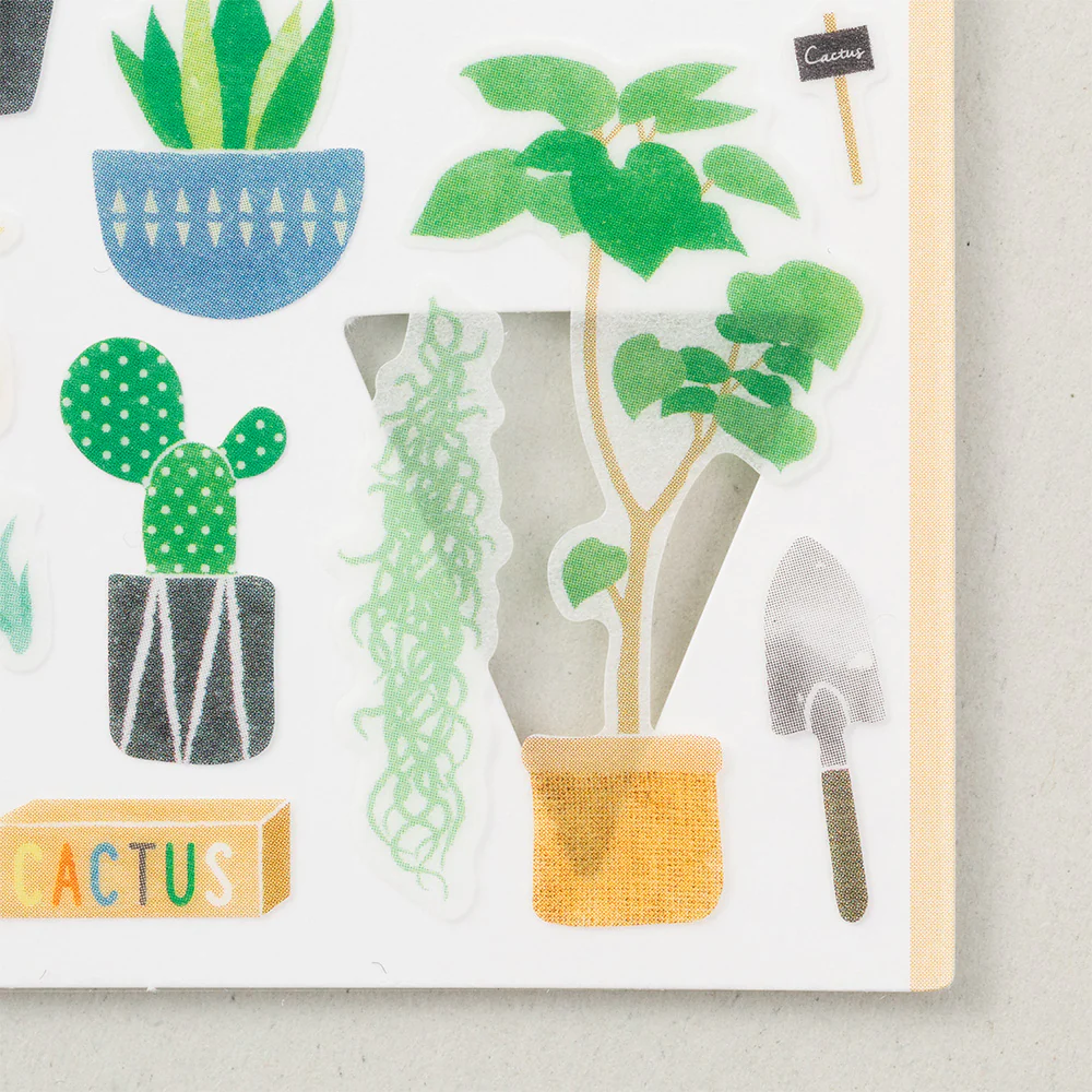 MIDORI - Washi Paper Stickers - 2377 - Marché Cactus - Image 3
