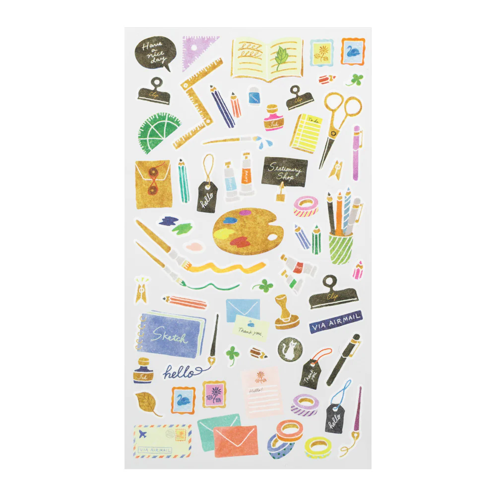 MIDORI - Washi Paper Stickers - 2380 - Marché Stationery - Image 4
