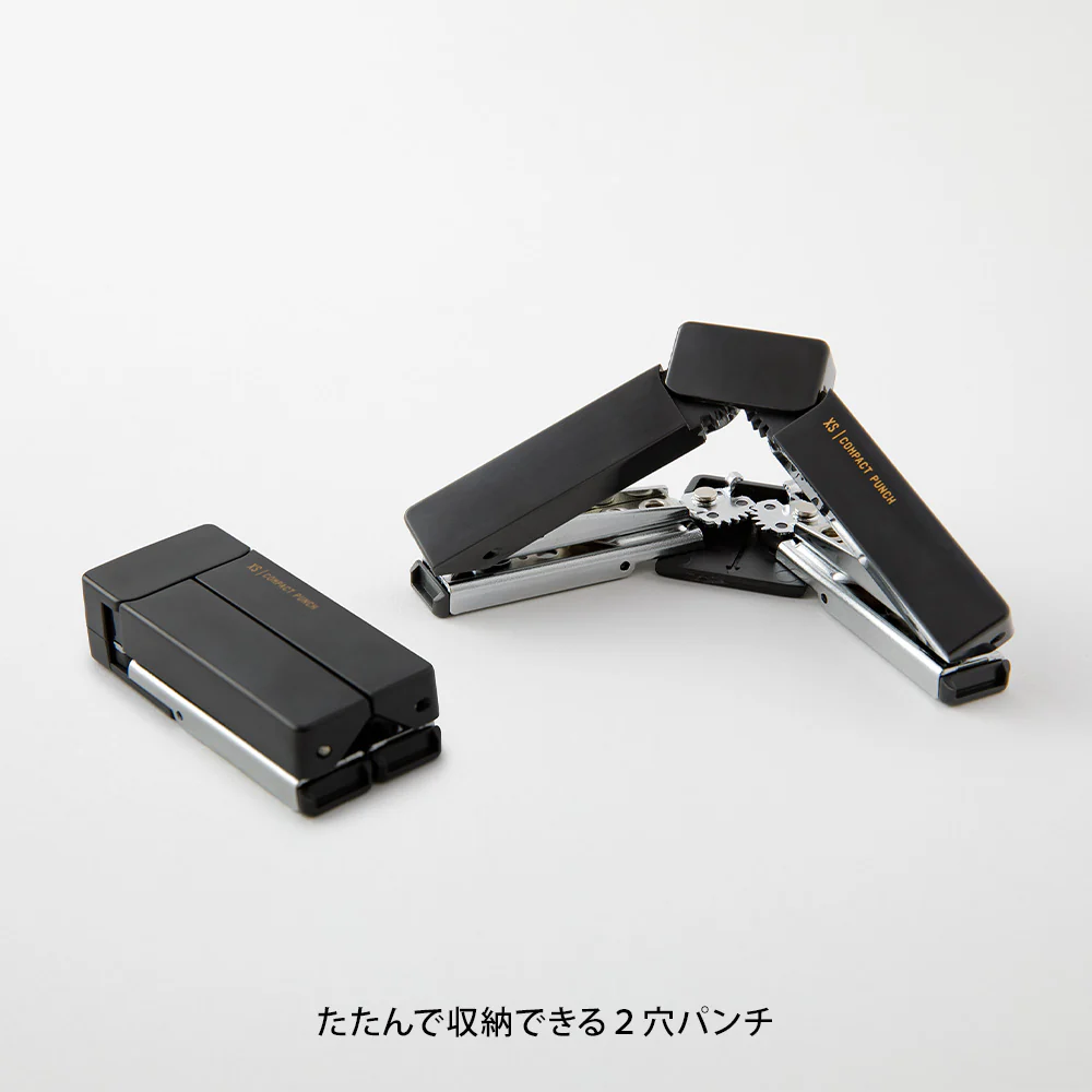 Midori - XS Compact 2-Hole Punch - Red/Blue/Black/White - Image 14